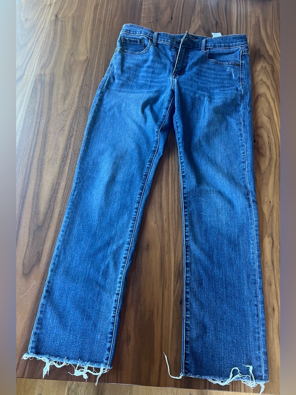 Banana Republic Women's Straight Leg Jeans - Medium Blue